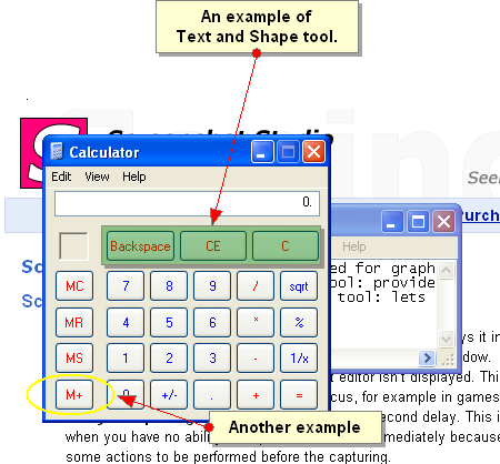 Text and Shape tool